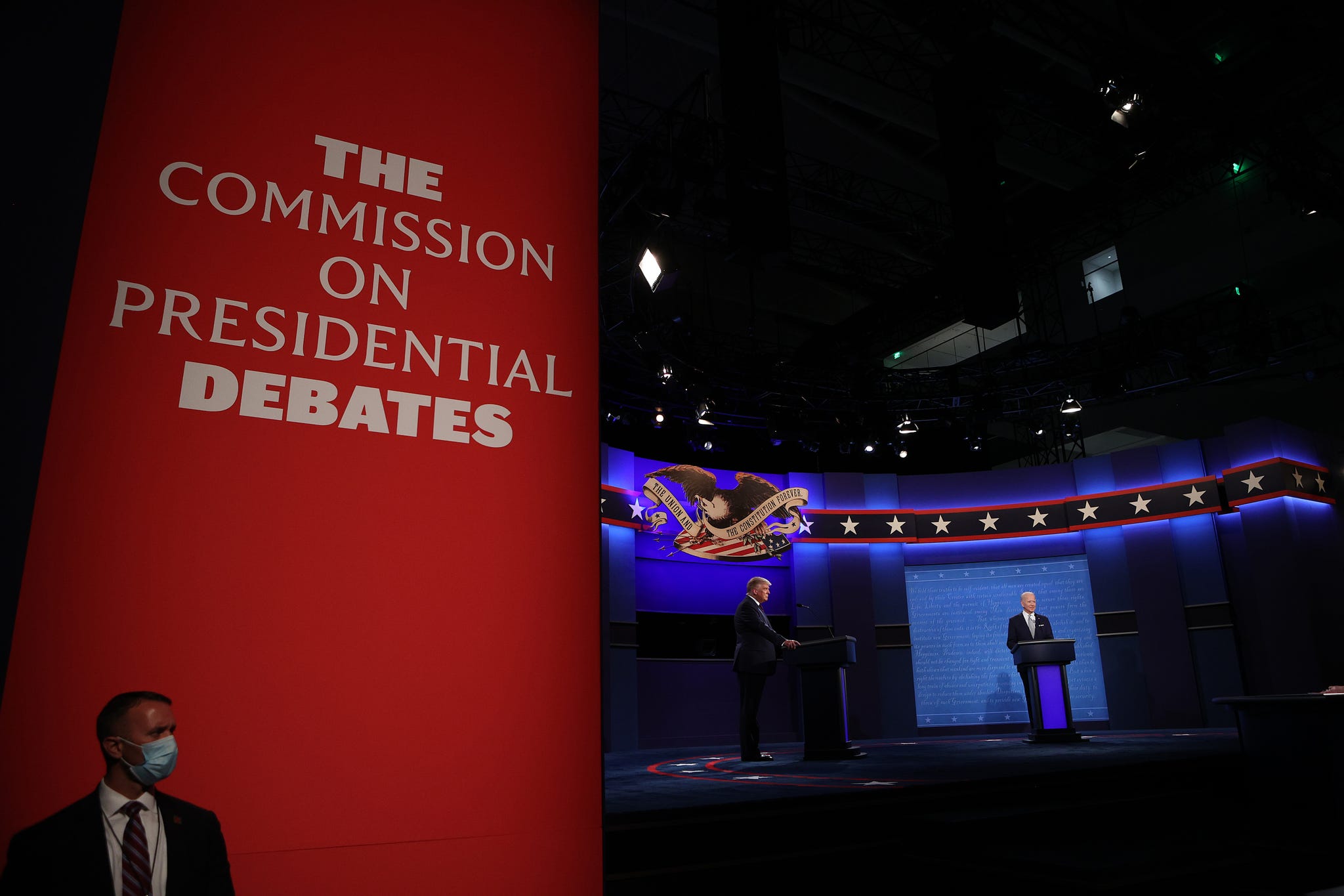 donald trump and joe biden participate in first presidential debate