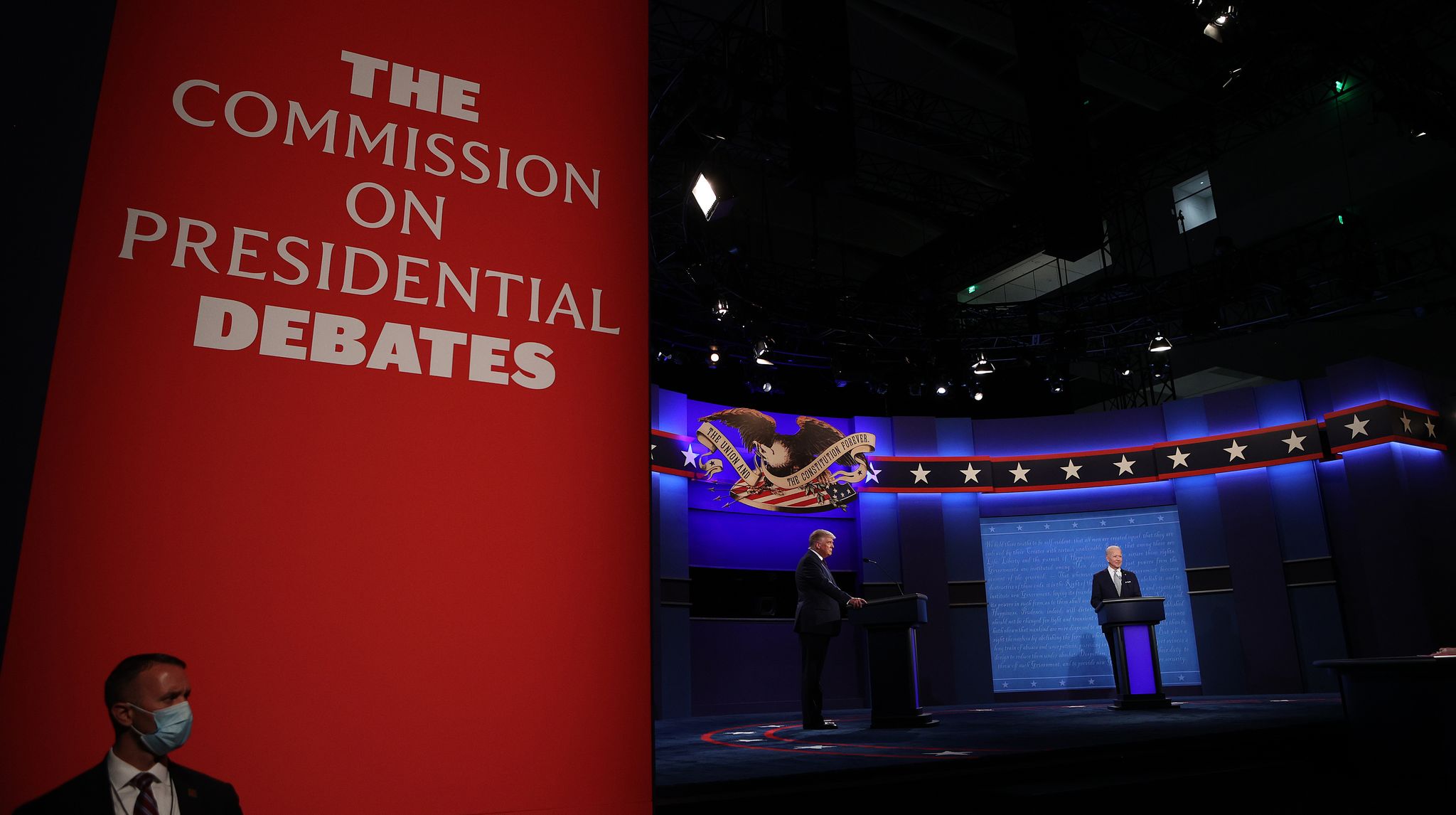 donald trump and joe biden participate in first presidential debate