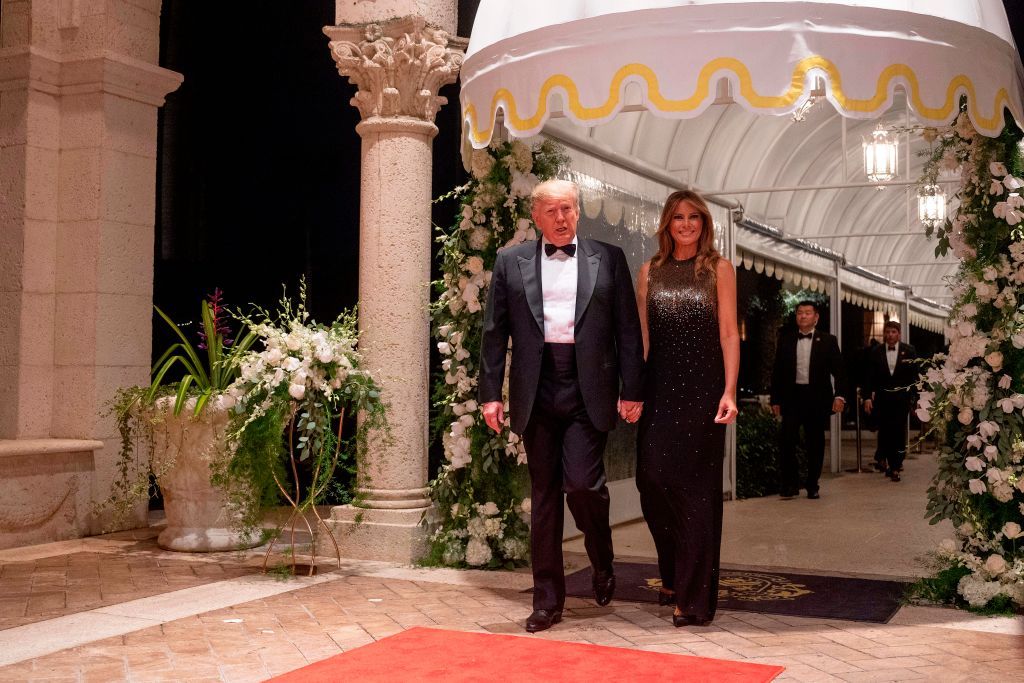 Melania trump new years hotsell eve dress