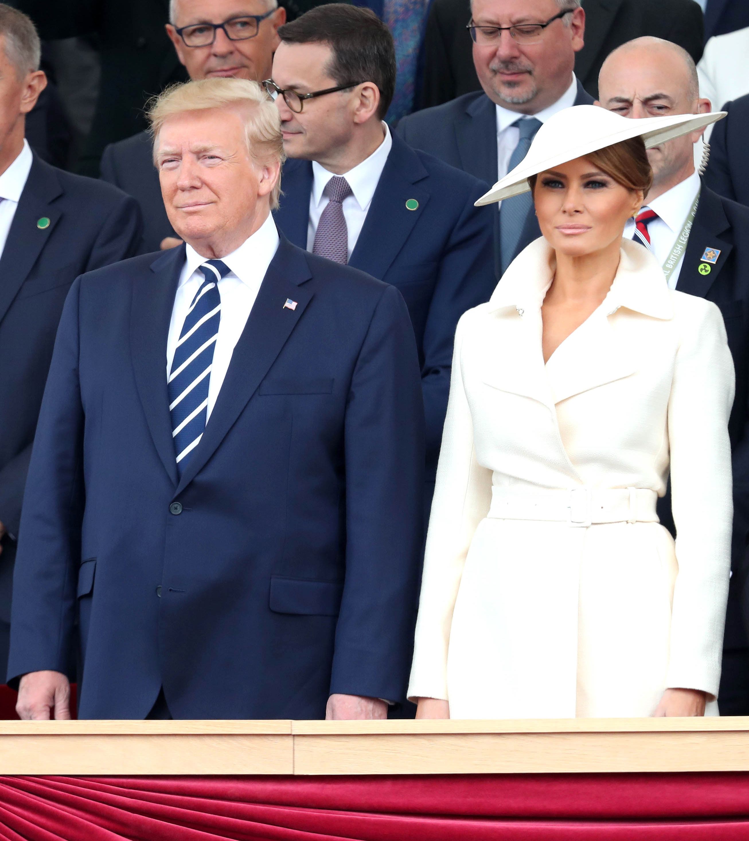 Melania Trump's Outfits Details During the State Visit to the . 2019