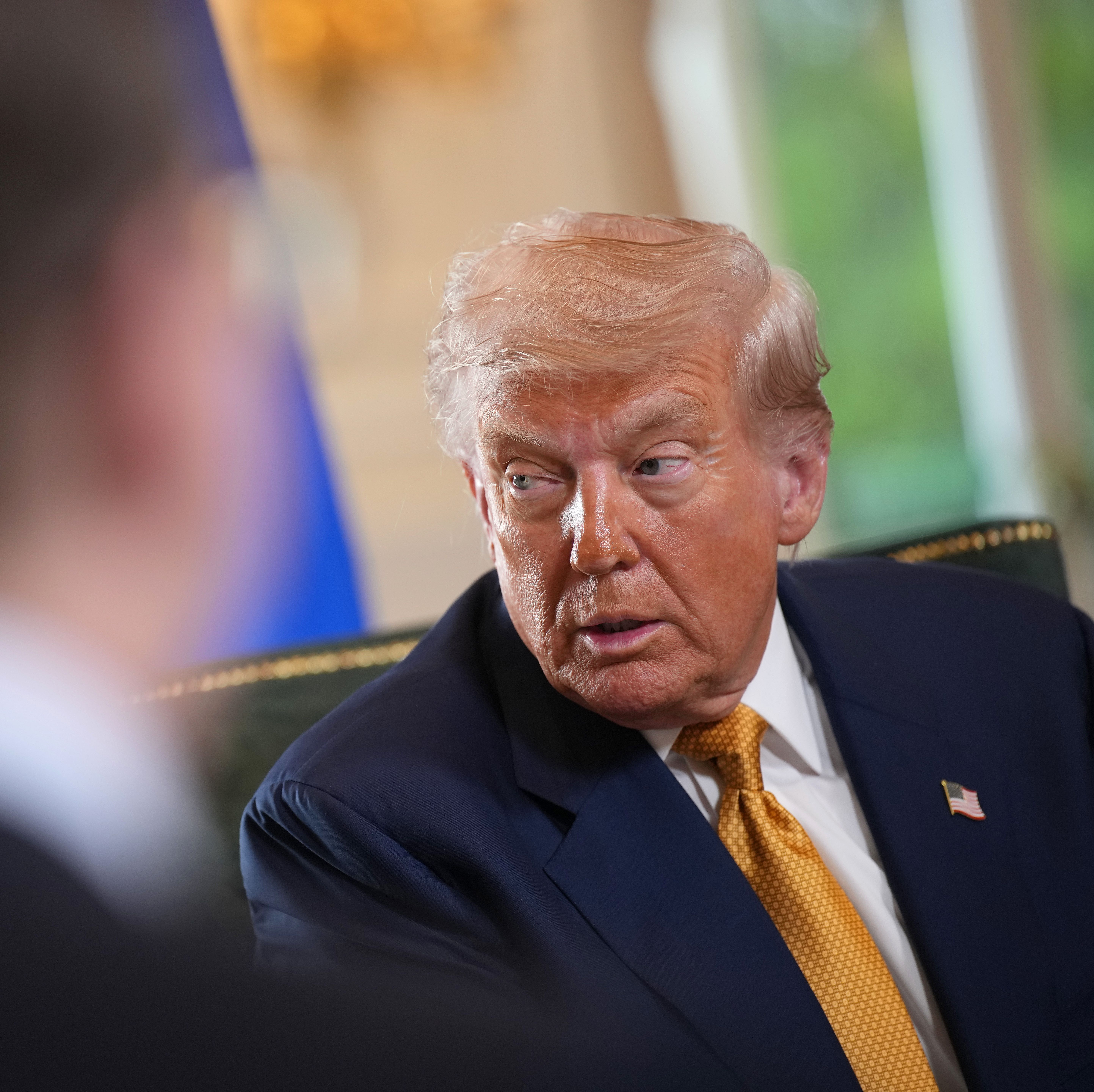 Trump Went Down a Deranged Rabbit Hole During His Meeting with the European Commission President