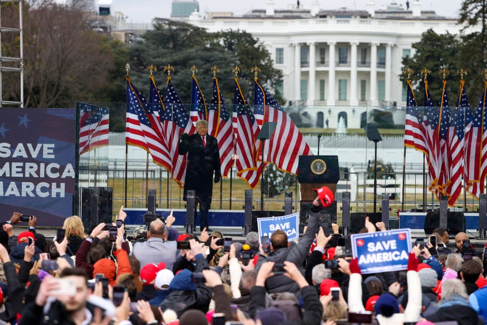 trump supporters hold "stop the steal" rally in dc amid ratification of presidential election