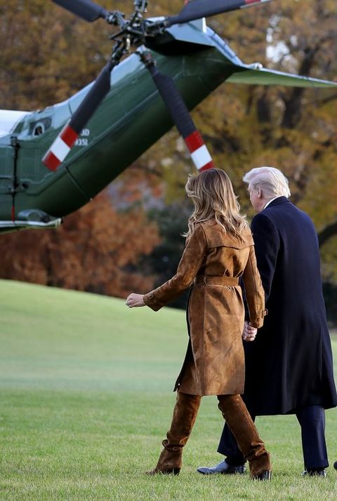 President Trump And First Lady Melania Depart White House En Route To Florida