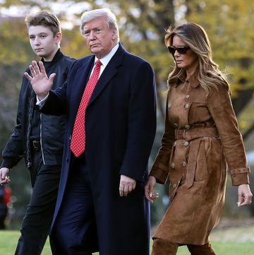president trump and first lady melania depart white house en route to florida