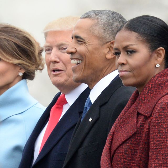 michelle obama at donald trump's inauguration
