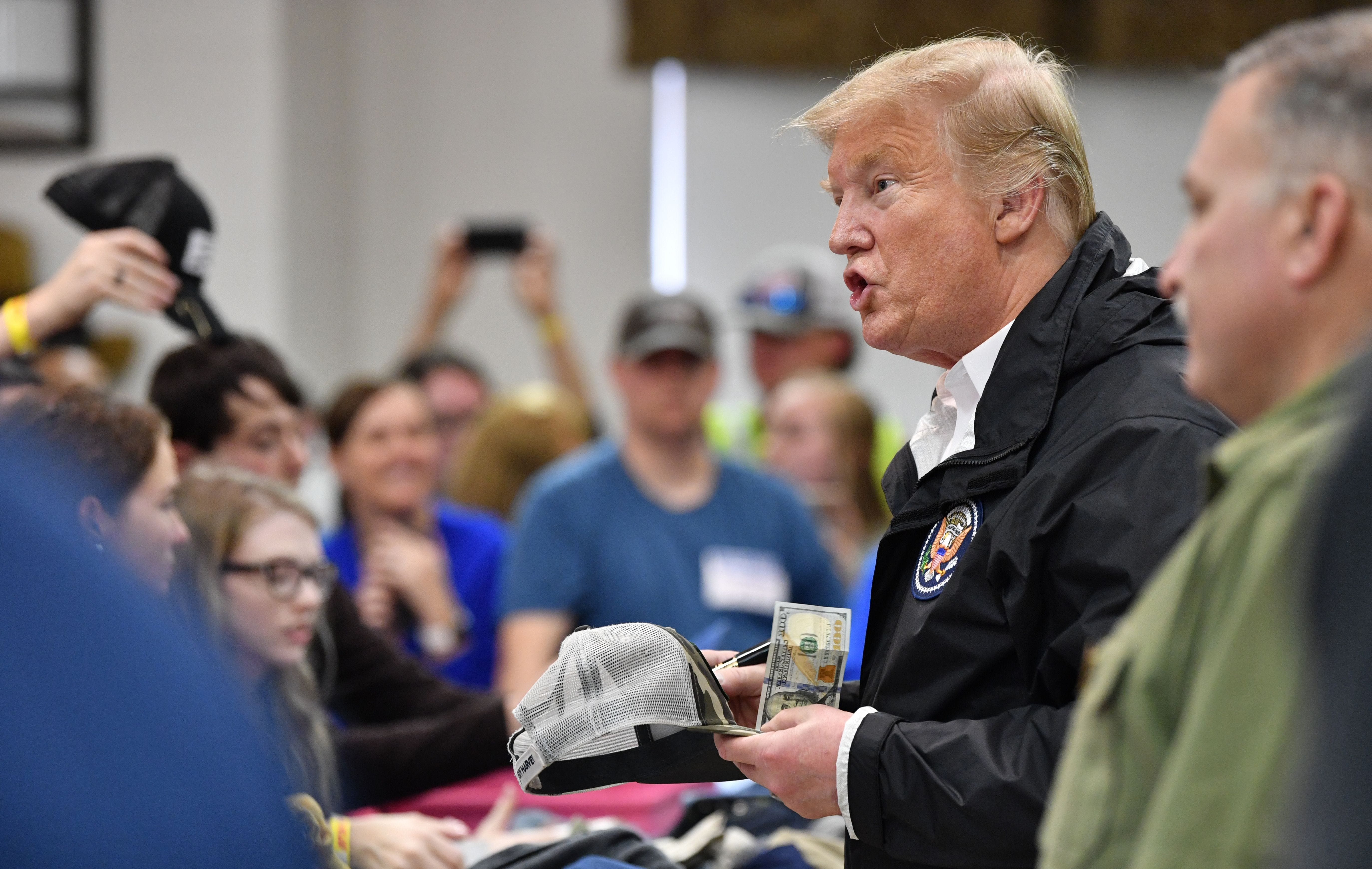 President Donald Trump Autographed A Bible In Alabama