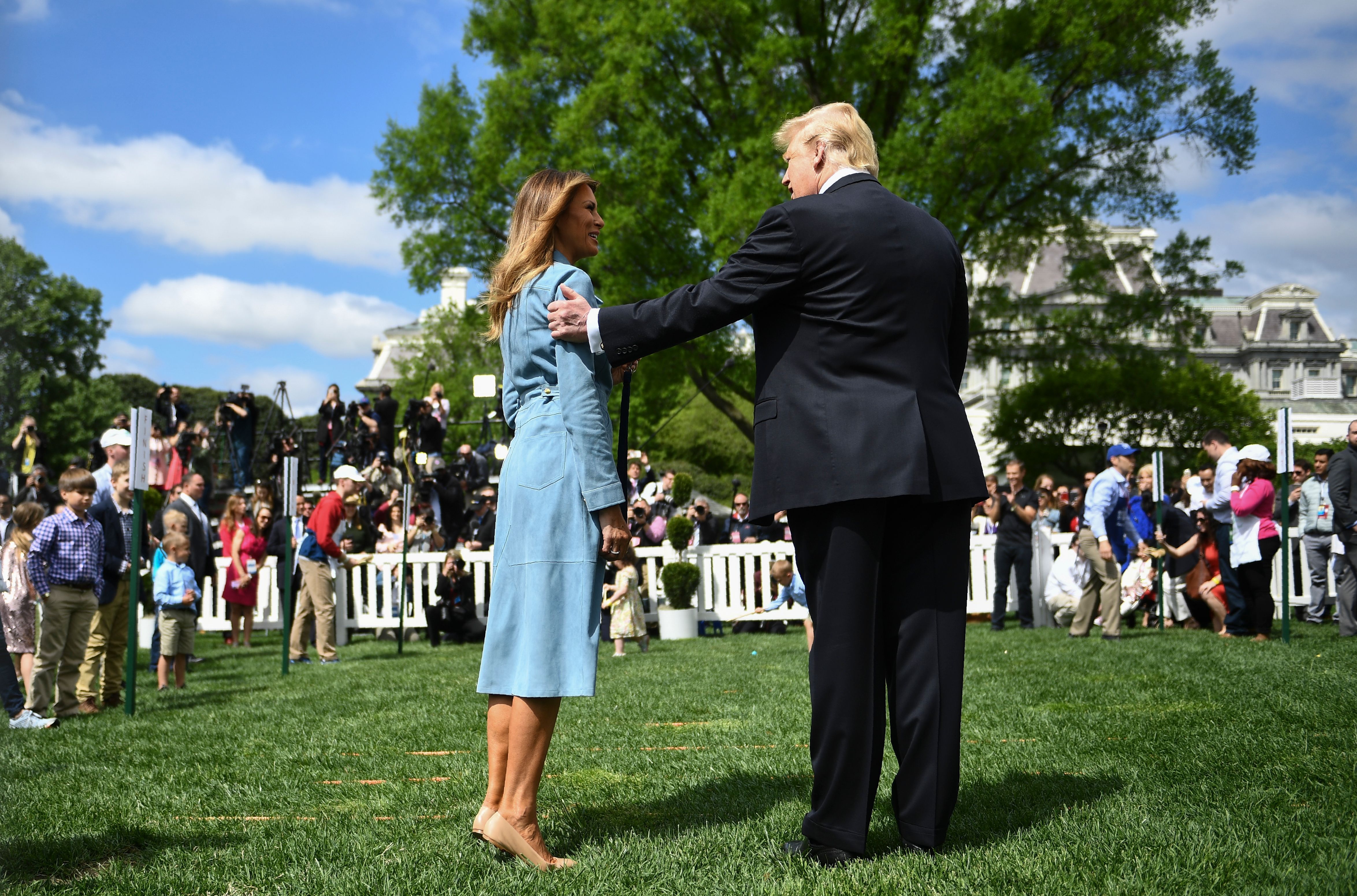 Melania trump shop easter dress 2019