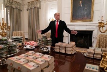 President Trump Hosts College Football Champion Clemson Tigers At White House