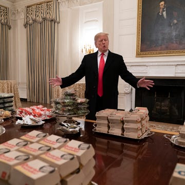 President Trump Hosts College Football Champion Clemson Tigers At White House President Trump Hosts College Football Champion Clemson Tigers At White House