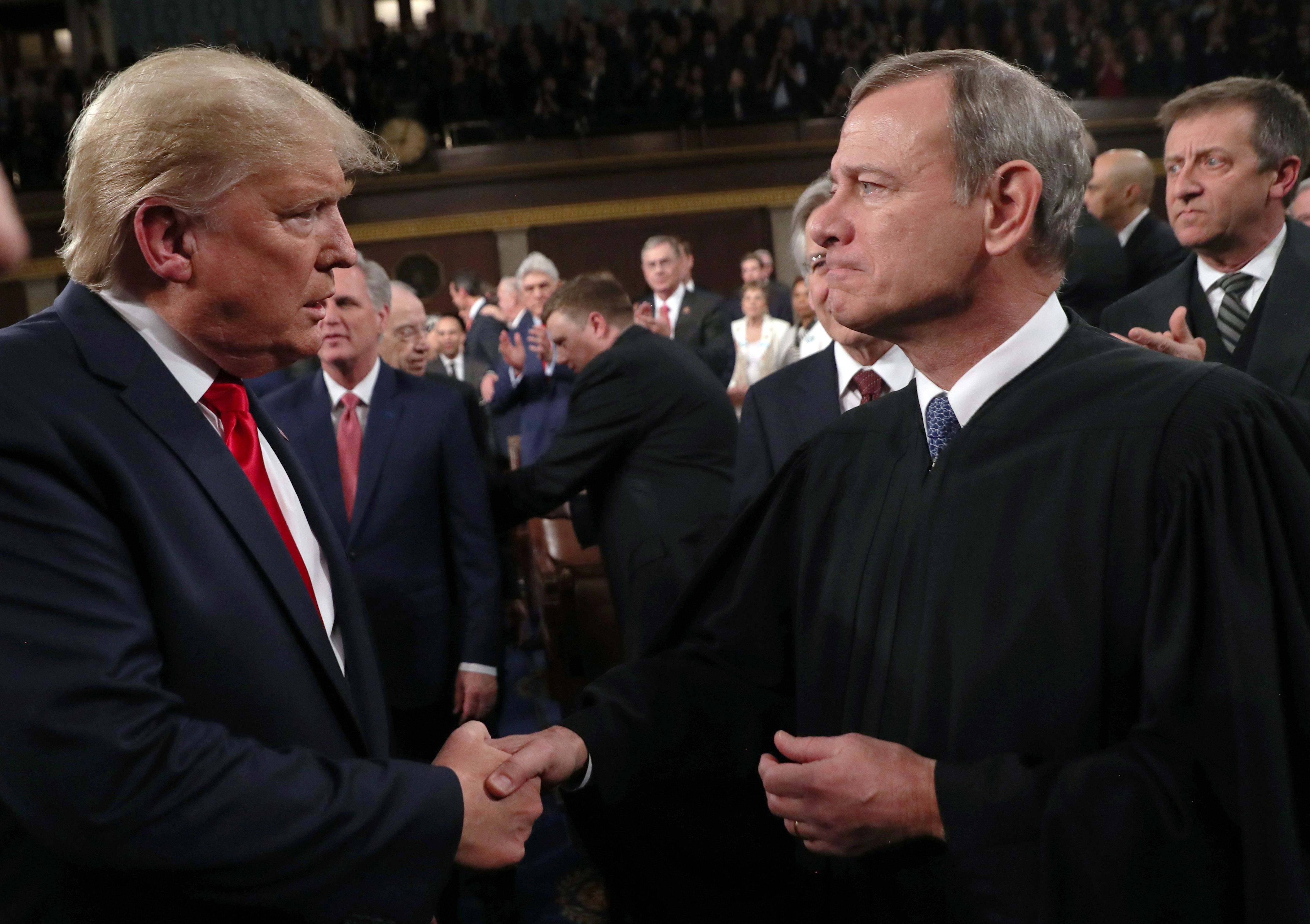 Chief Justice John Roberts Keeps Trump's Taxes Away From Congress For Now