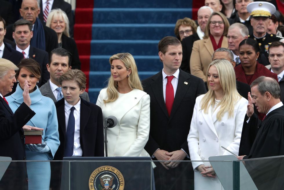 donald trump is sworn in as 45th president of the united states