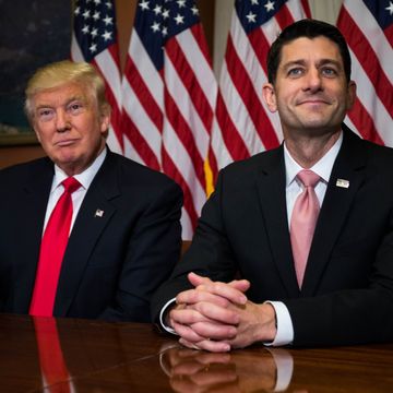 president elect trump and vice president elect pence meet with house speaker paul ryan on capitol hill