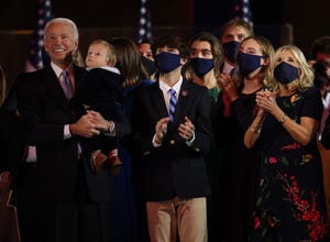 president elect joe biden and vice president elect kamala harris address the nation after election win