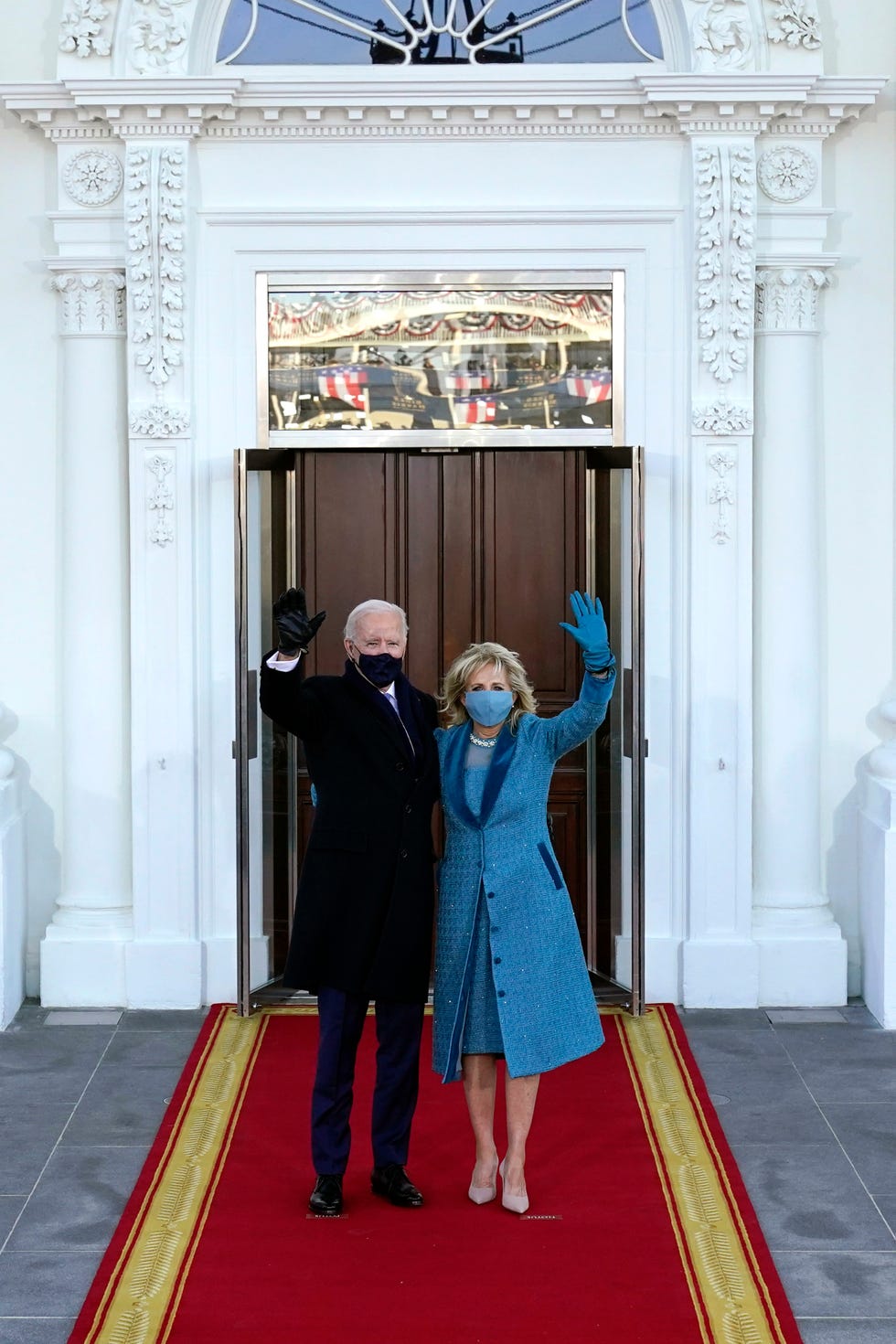 joe biden's inauguration as 46th president of the us is celebrated with parade in washington, dc