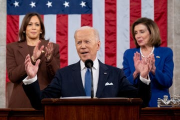 president biden delivers his first state of the union address to joint session of congress