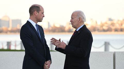 preview for President Joe Biden Meets Prince William in Boston
