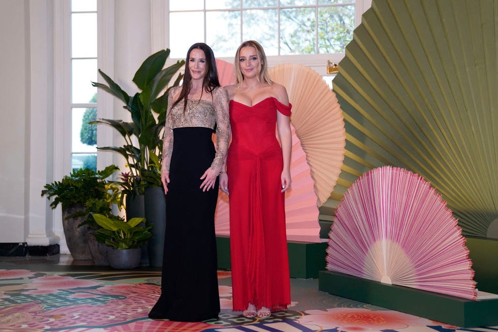 finnegan and her aunt ashley attending a state dinner in honor of japanese prime minister fumio kishida