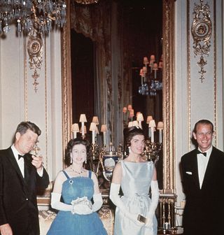 Royal Family Posts a Vintage Photo of Queen Elizabeth & Jackie Kennedy ...