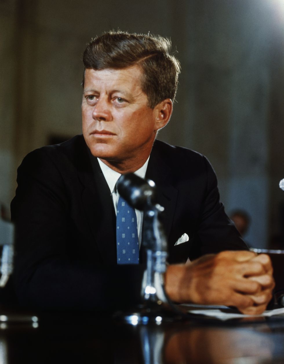 president john f kennedy on first day in office