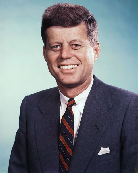 president john f kennedy photographed in the daily news col