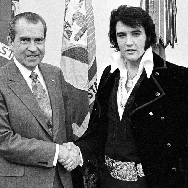 Richard Nixon and Elvis Presley December 21, 1970 at the White House