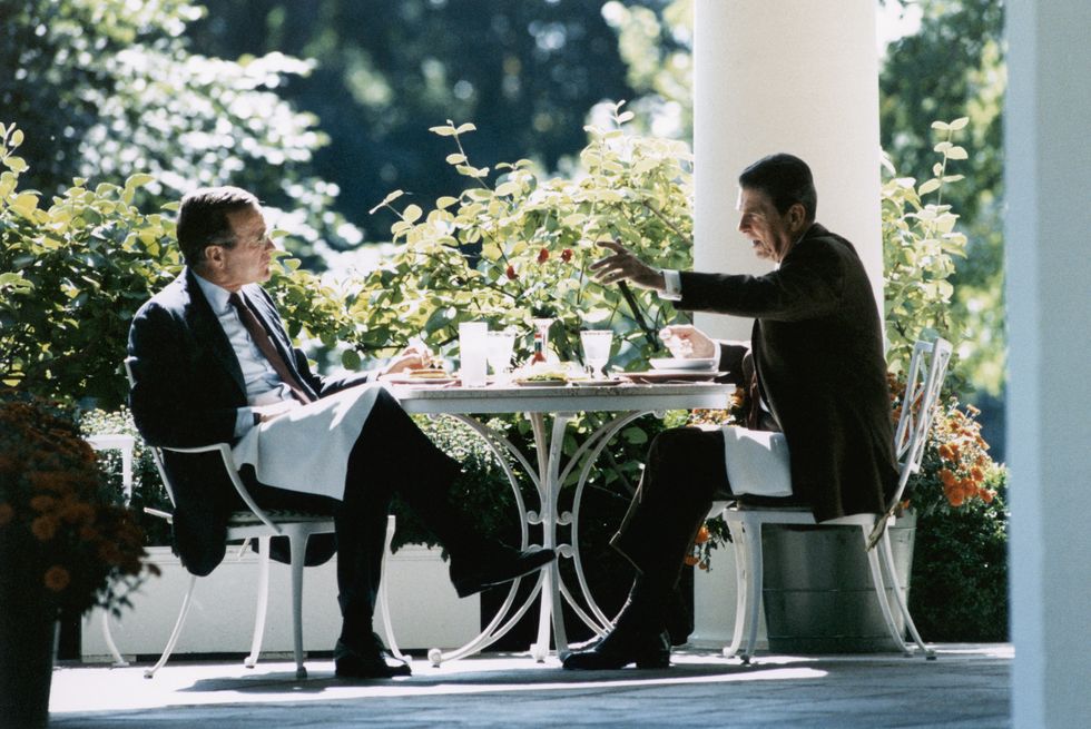 ronald reagan and george bush