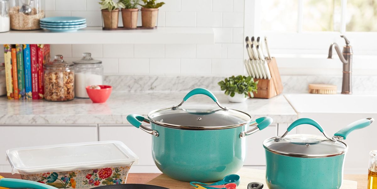 The Pioneer Woman + Frontier Speckle 25-Piece Cookware Combo Set