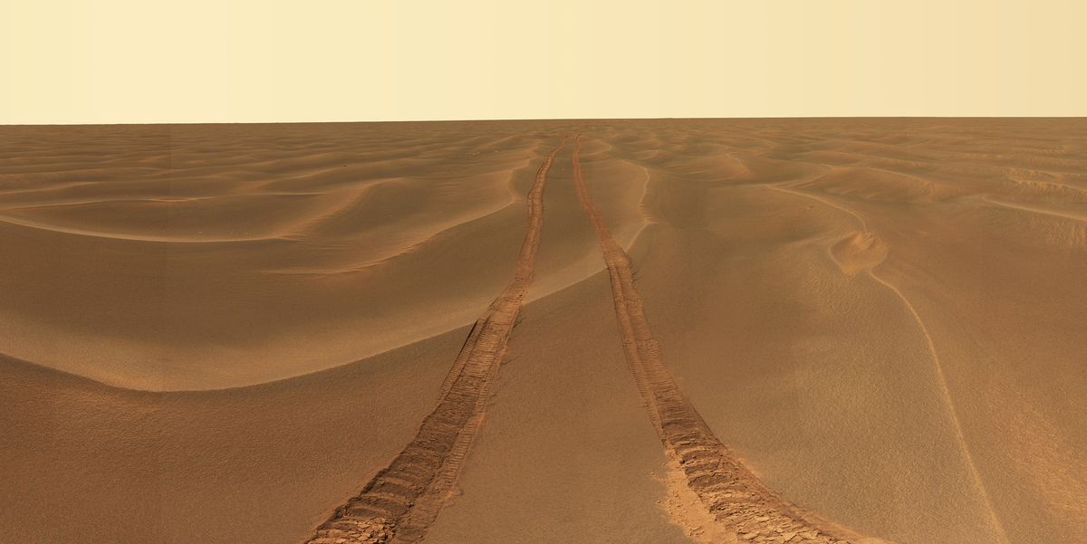 opportunity rover tracks
