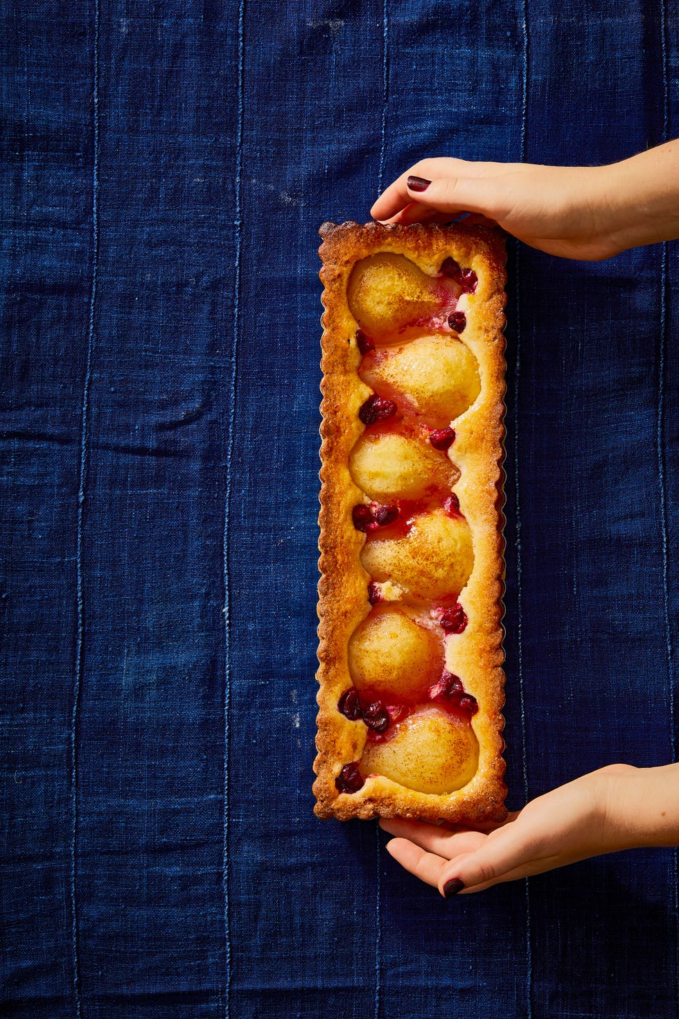 cranberry pear tart