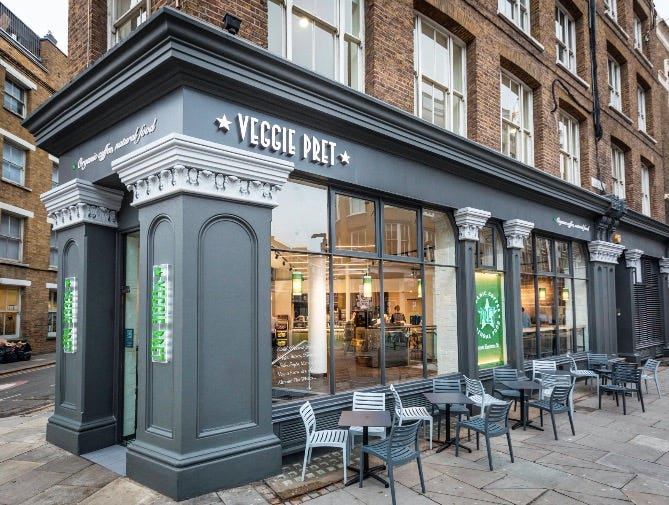 Pret is launching vegan versions of its popular sandwiches