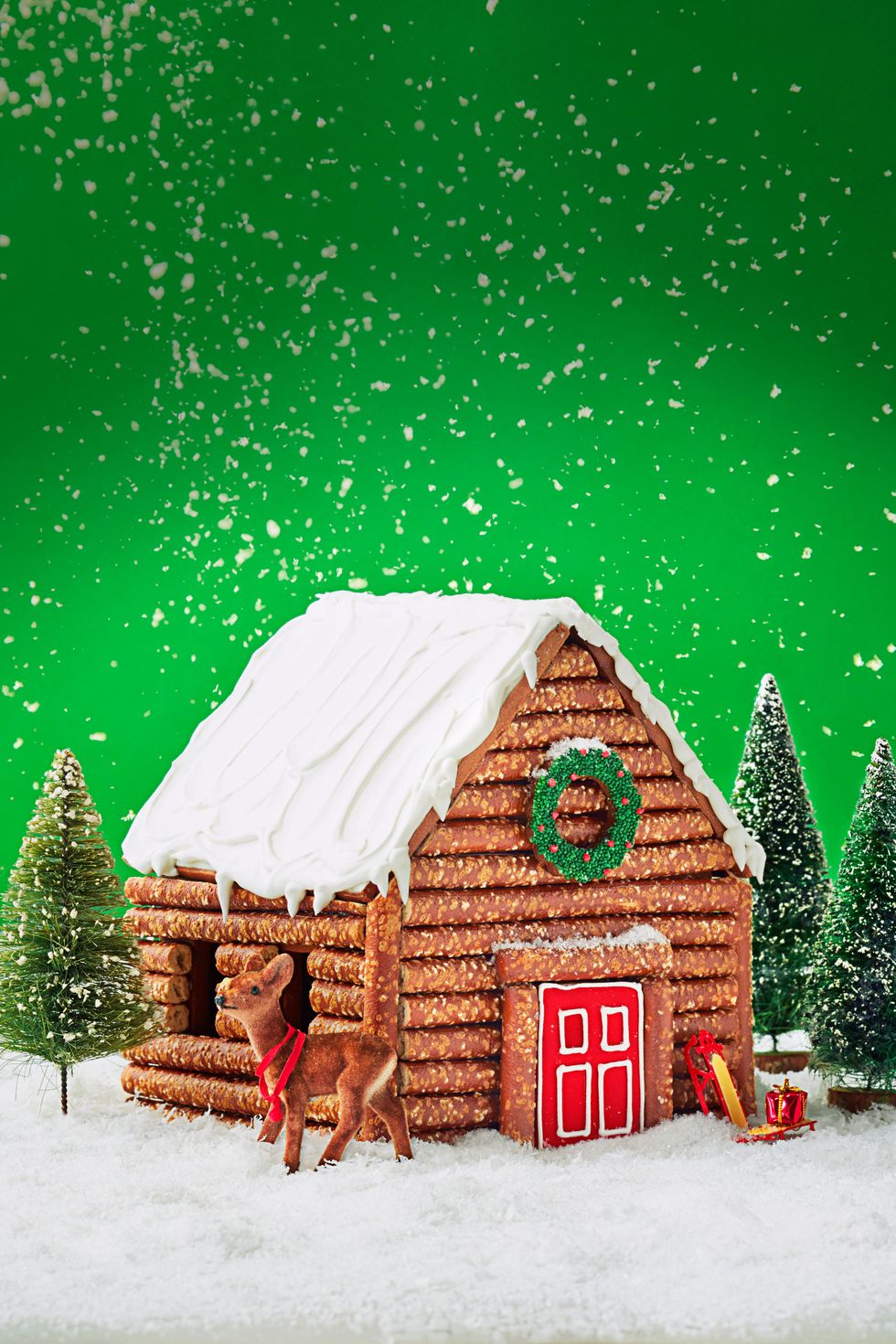 christmas gingerbread house from the 2014 issue of good housekeeping