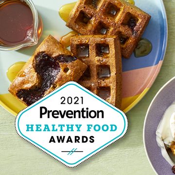 layout of foods with prevention healthy food awards logo