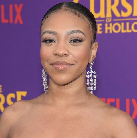 actor priah ferguson attends the los angeles special screening of netflixs the curse of bridge hollow at netflix tudum theater