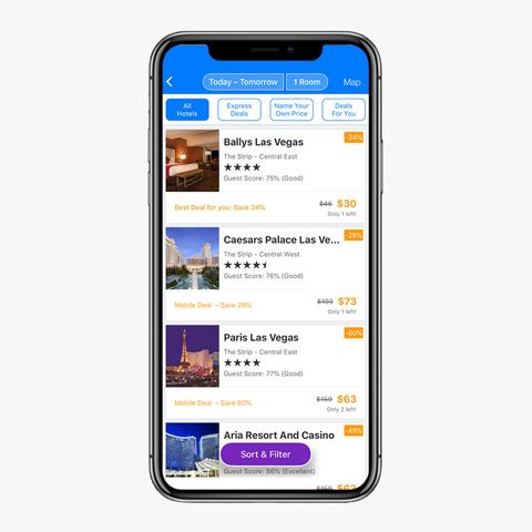 Priceline hotel booking apps