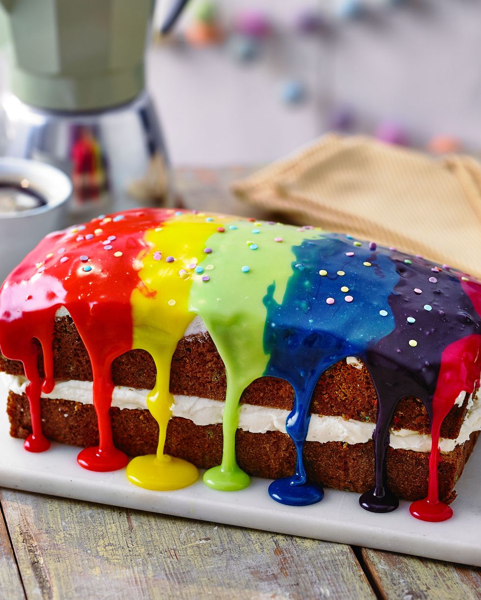 rainbow funfetti birthday cake
