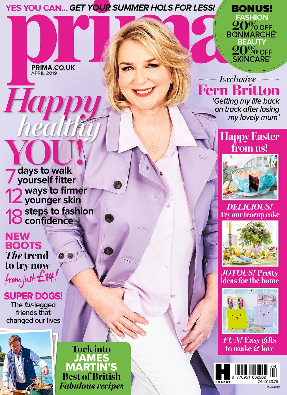 Fern Britton April issue prima