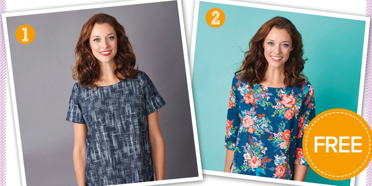 Get the sewing pattern for Prima’s stylish boxy top with pockets