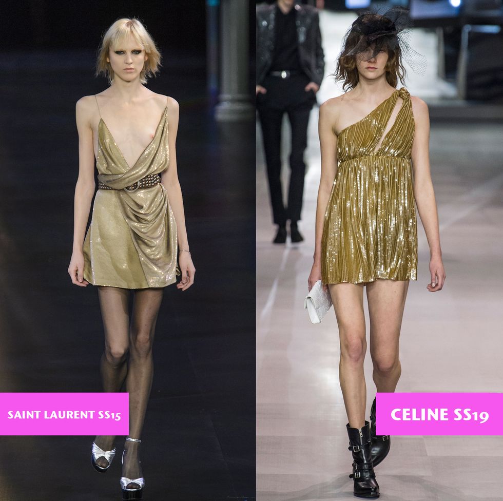 Hedi Slimane per Celine debutta con la collezione primavera estate 2019 durante la Paris Fashion Week e divide i fashion lover: se sei una sua fan, potresti avere già tutto nell'armadio ereditato da Saint Laurent e Dior Homme.