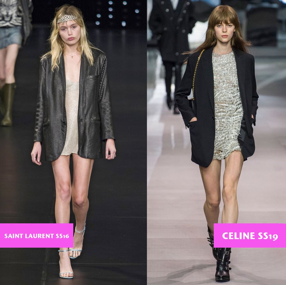 Hedi Slimane per Celine debutta con la collezione primavera estate 2019 durante la Paris Fashion Week e divide i fashion lover: se sei una sua fan, potresti avere già tutto nell'armadio ereditato da Saint Laurent e Dior Homme.