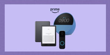 promotional display featuring various amazon devices