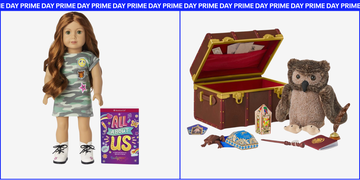 american girl prime day deals, including a truly me doll and a hogwarts trunk