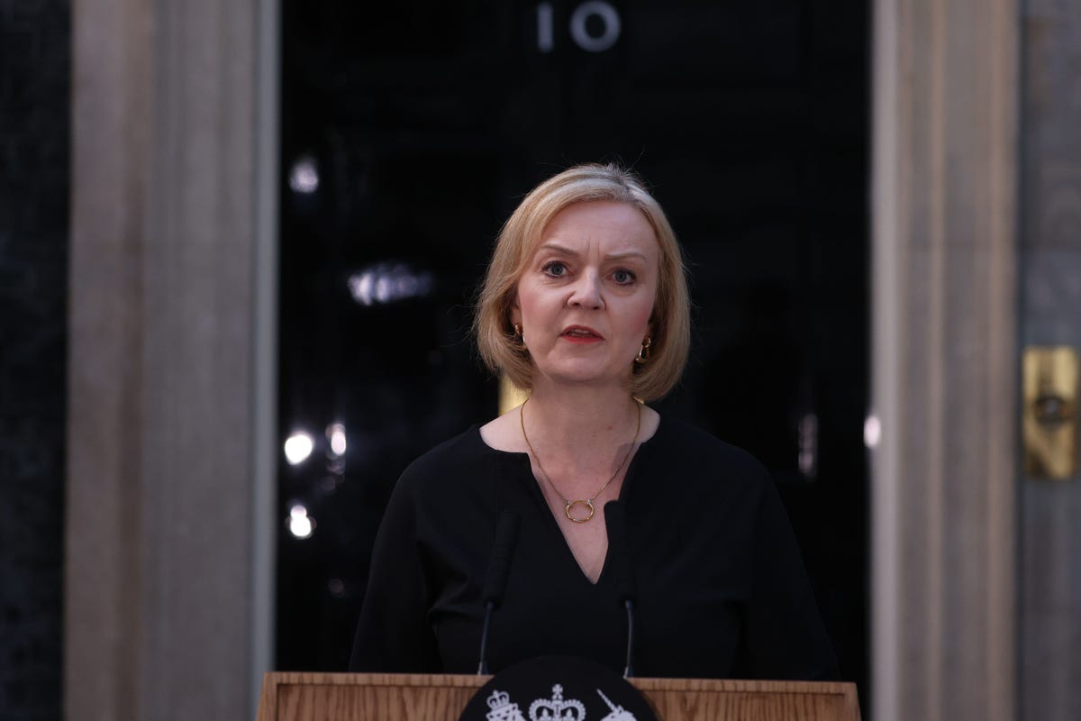 British Prime Minister Liz Truss Reacts To Queen Elizabeth Iis Death 