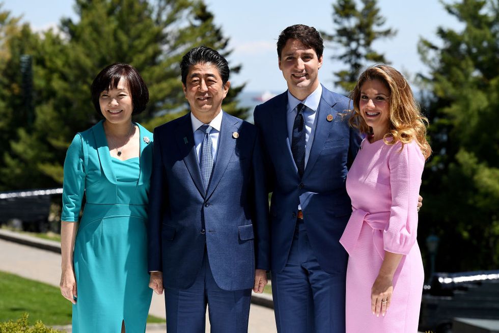 Heads Of State Attend G7 Meeting In Quebec - Day One
