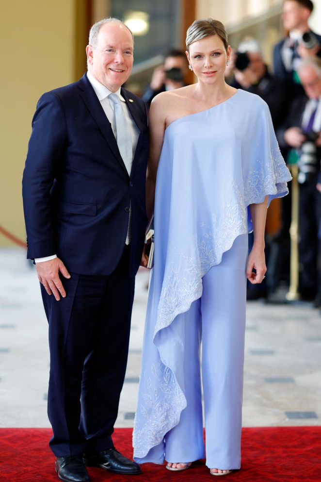 Princess Charlene Wears Louis Vuitton in The Princely Family's