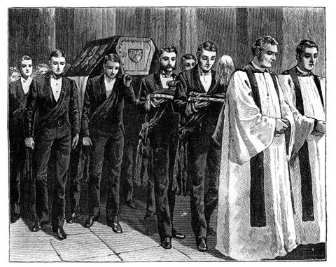 Prince Albert's funeral, 1861.