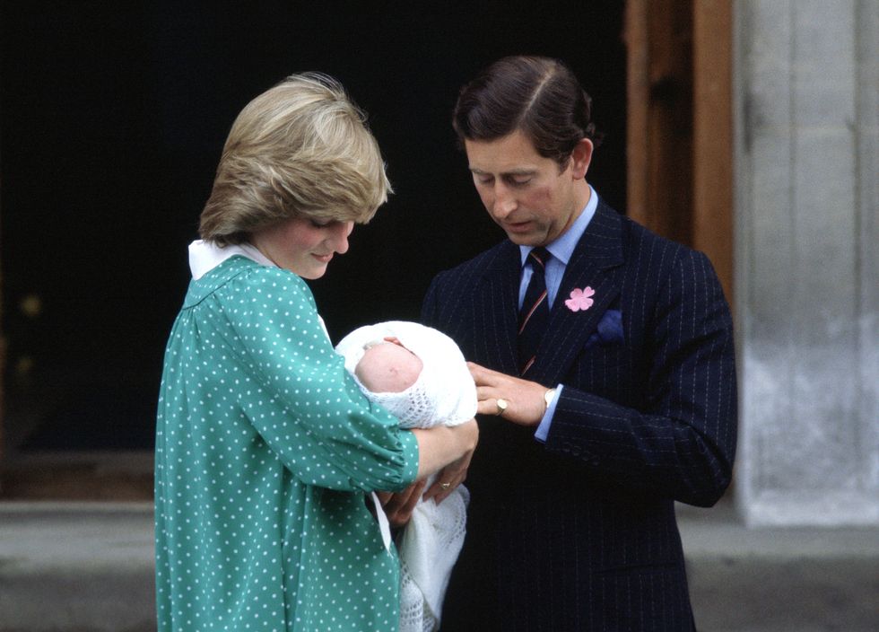 Princess Diana, Prince Charles Baby William