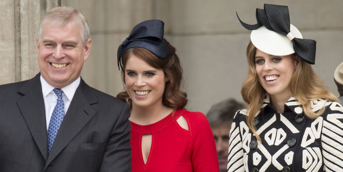 prince andrew with eugenie and beatrice