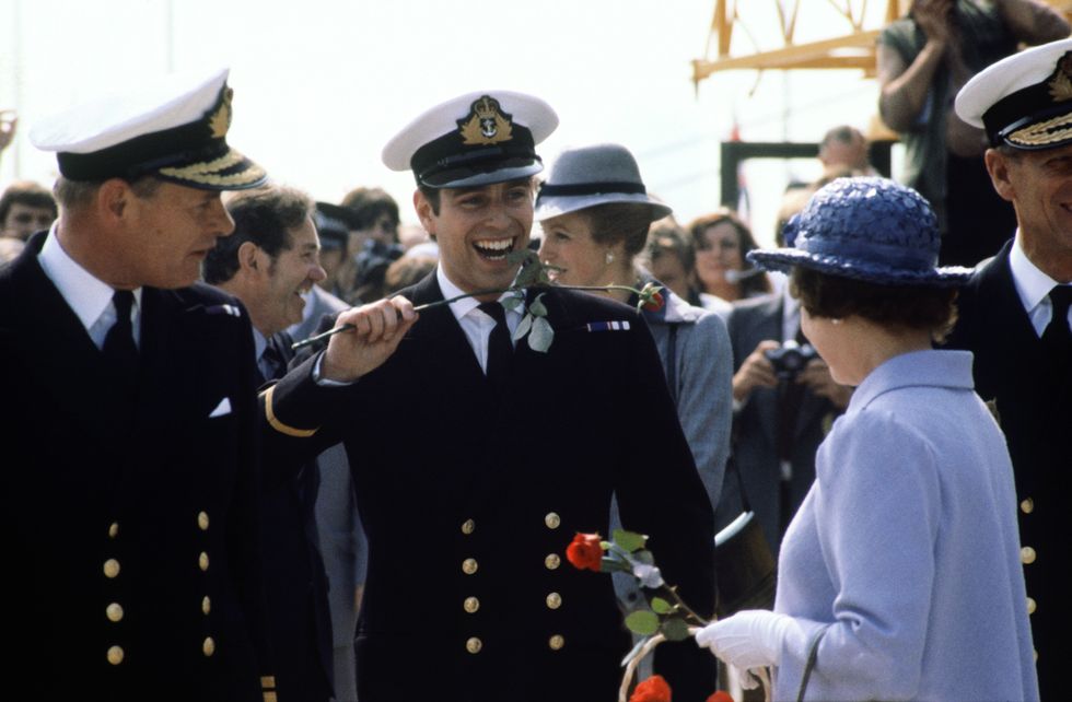 Prince Andrew returns from the Falklands War