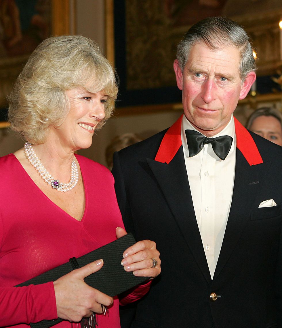 prince charles and camilla parker bowles announce their engagement februaury 10, 2005