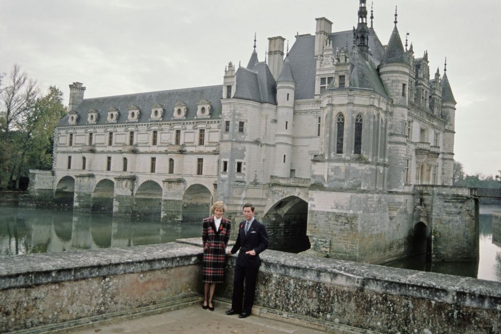 charles and diana at chenonceau